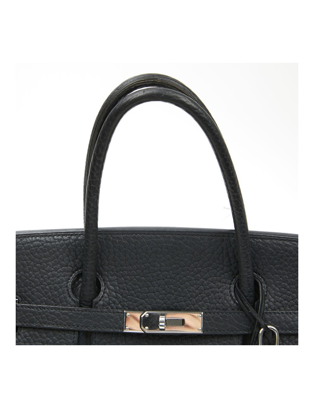 Birkin 40 Hermès cuir Fiord noir