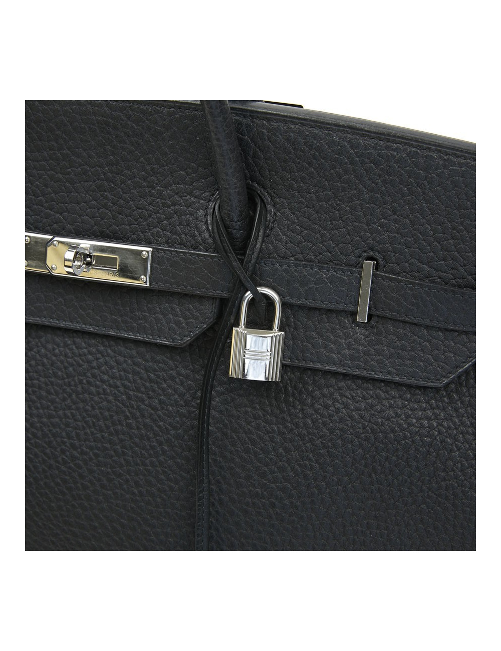 Birkin 40 Hermès cuir Fiord noir