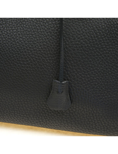 Birkin 40 Hermès cuir Fiord noir