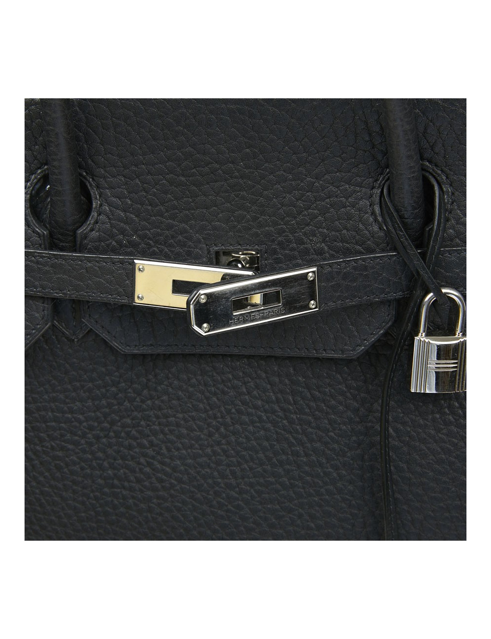 Birkin 40 Hermès cuir Fiord noir