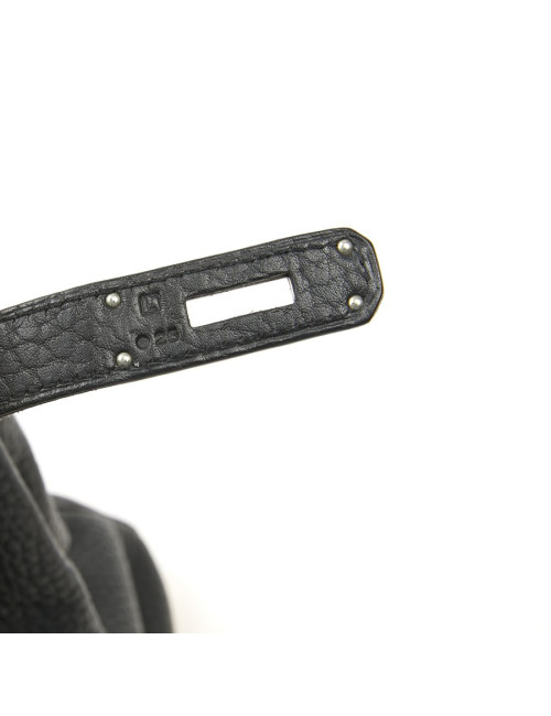 Birkin 40 Hermès cuir Fiord noir