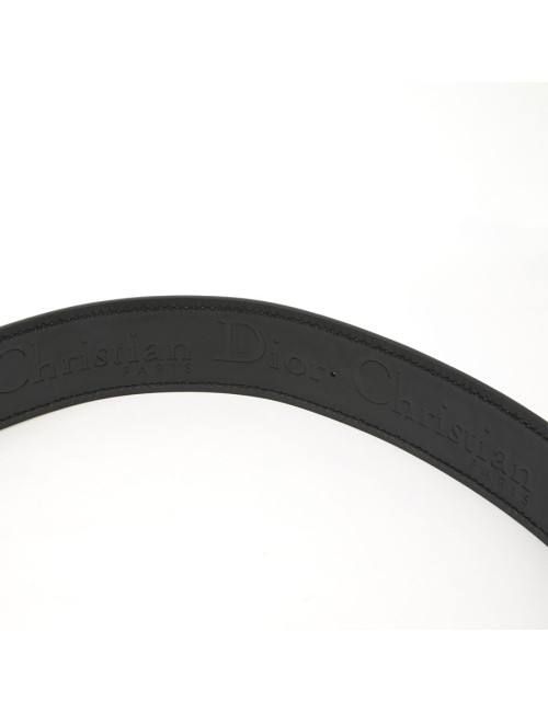  J'ADIOR DIOR black leather shoulder strap