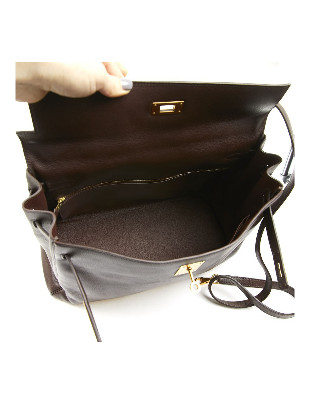 Kelly 35 HERMES cur marron