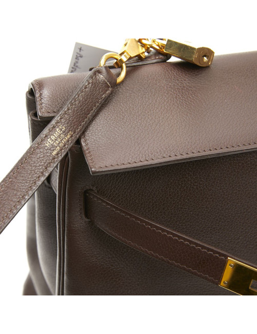 Kelly 35 HERMES cur marron