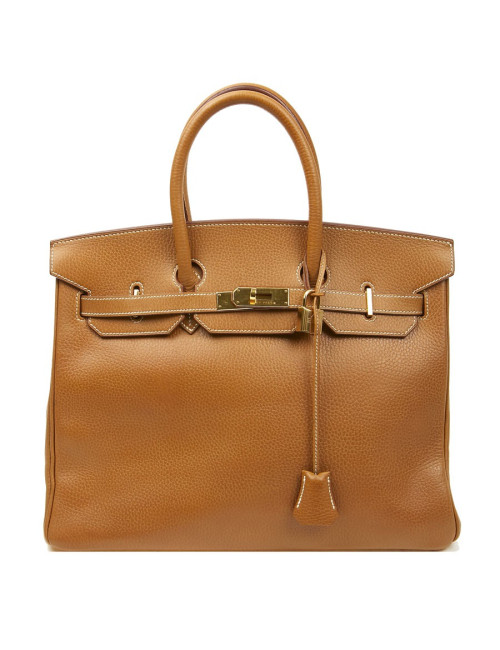   Occasion certifiéé.Sac à main Birkin 35 vache Ardennes 