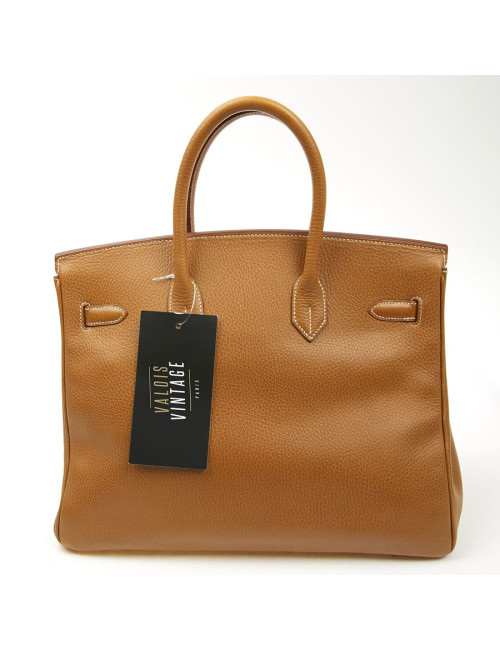   Occasion certifiéé.Sac à main Birkin 35 vache Ardennes 