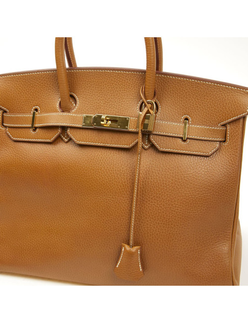   Occasion certifiéé.Sac à main Birkin 35 vache Ardennes 