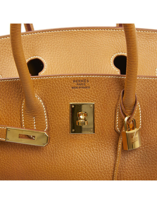   Occasion certifiéé.Sac à main Birkin 35 vache Ardennes 