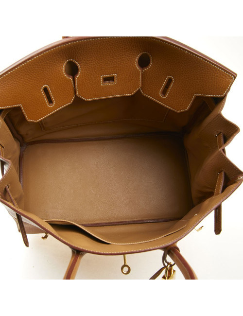   Occasion certifiéé.Sac à main Birkin 35 vache Ardennes 