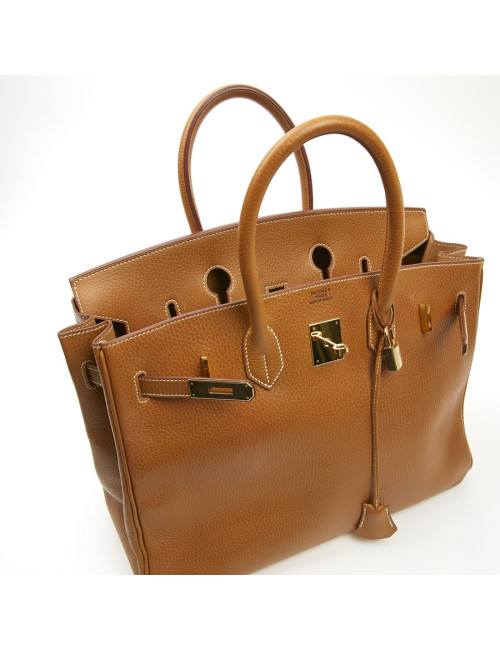   Occasion certifiéé.Sac à main Birkin 35 vache Ardennes 