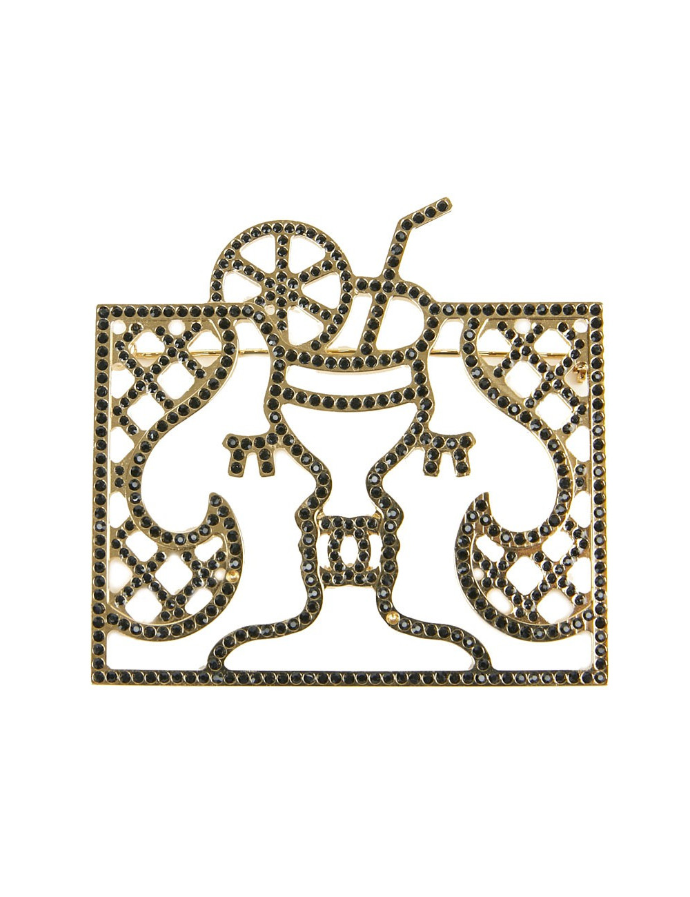 Broche CHANEL dorée