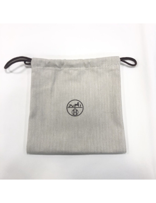 Manchette CDC HERMES cuir box noir