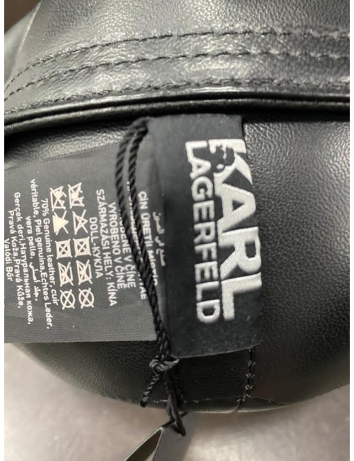 KARL LAGERFELD figurine en cuir