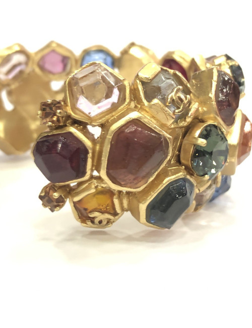 Manchette CHANEL cabochons 