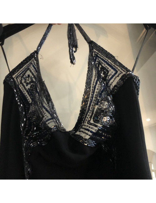 Robe du soir VALENTINO T8 IT/  bleu nuit