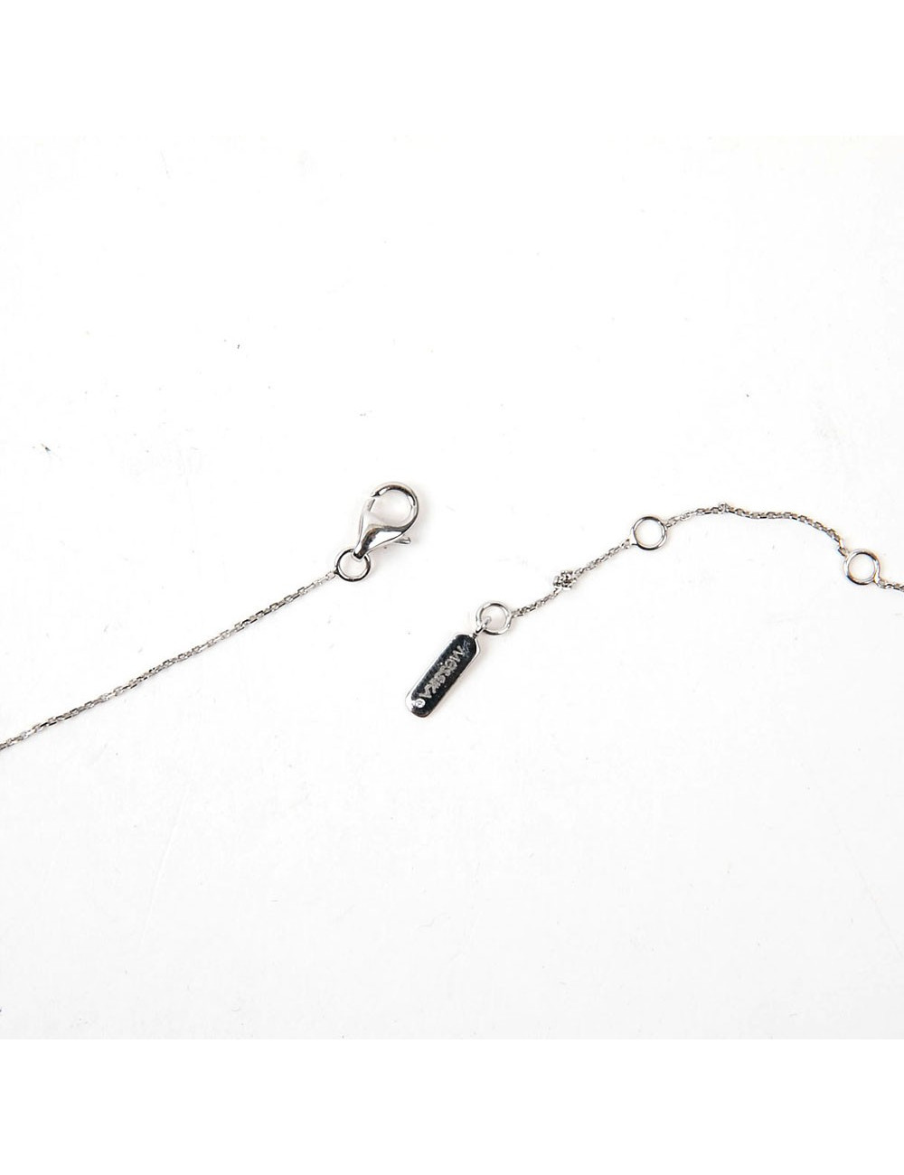 Collier Butterfly Messika or blanc diamants