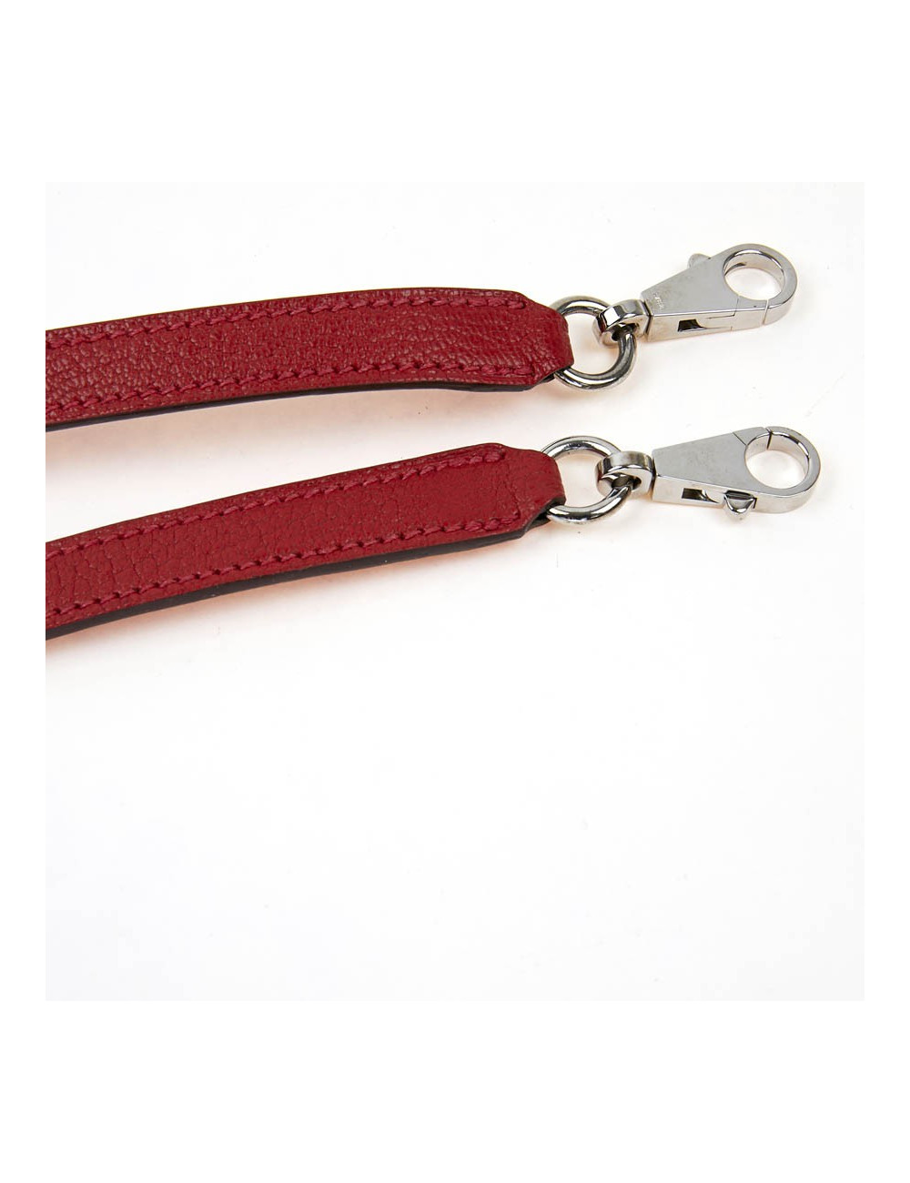 HERMES Shoulder Strap in Red Leather