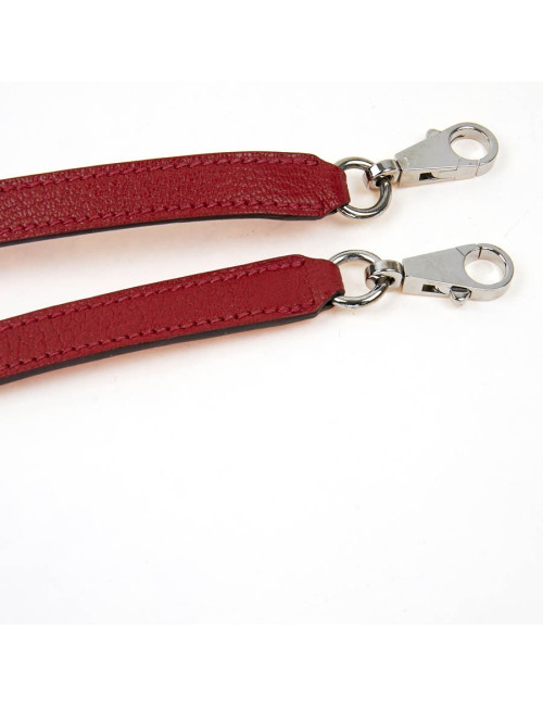 HERMES Shoulder Strap in Red Leather