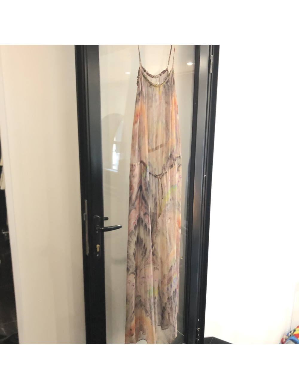 Combinaison SHARE SPIRIT en soie transparente multicolor 