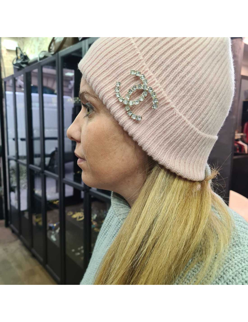 printemps 2020 Broche CHANEL doré et cristal