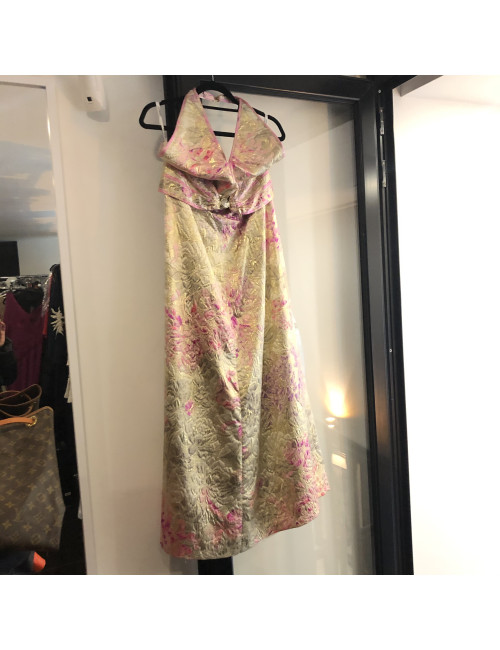 Robe du soir LEONARD Fuchsia