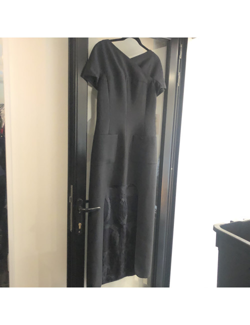 Robe longue du soir CHANEL noire 