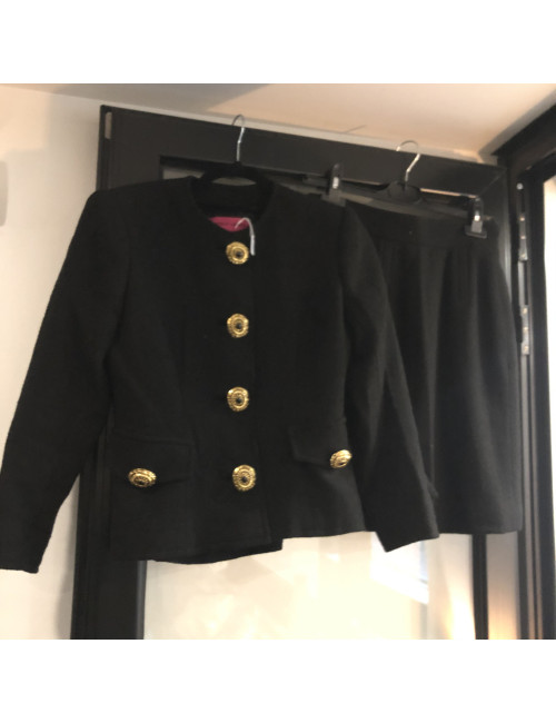 Ensemble CHRISTIAN LACROIX T 34 tweed noir