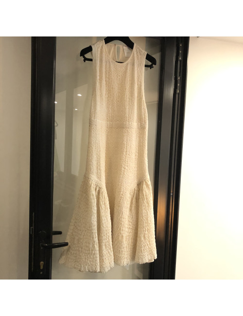 Robe CHANEL T 40 voile rose