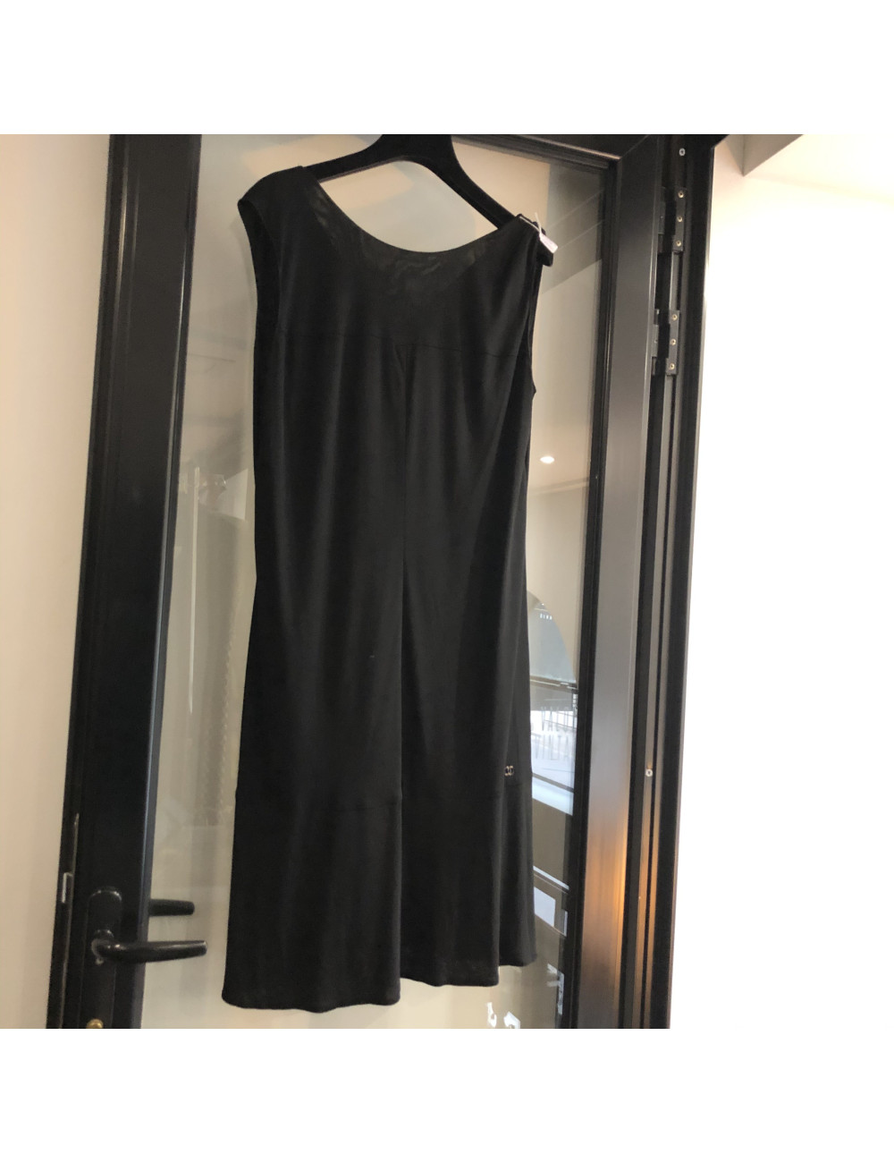 Robe CHANEL lurex noir