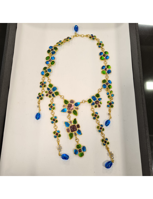 Collier fleurettes vintage CHANEL