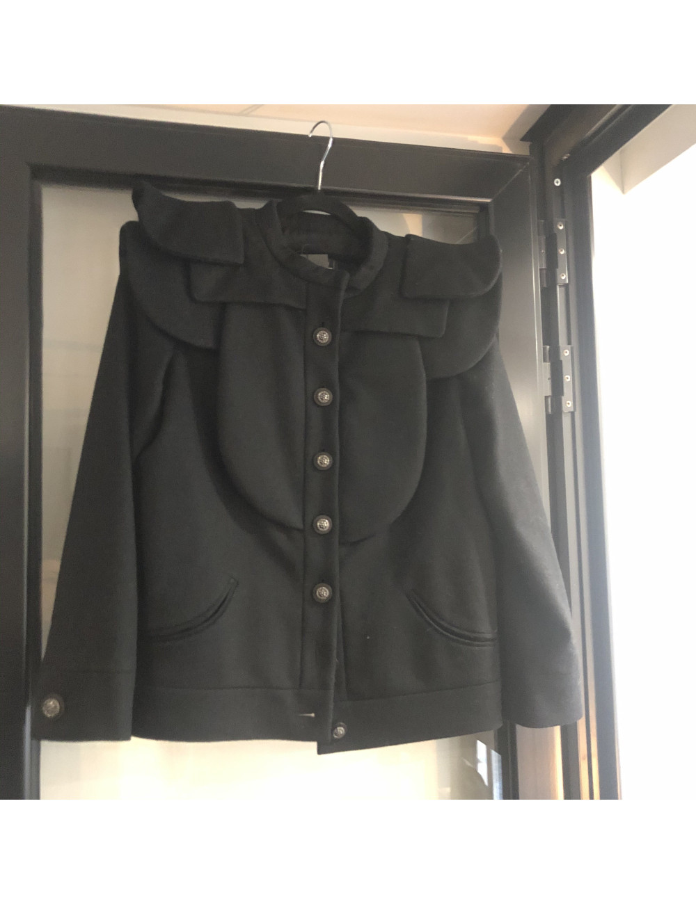 Veste CHANEL T34 laine noire