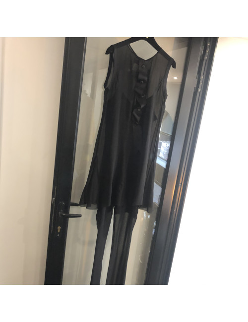 Ensemble CHANEL T 38 soie noire