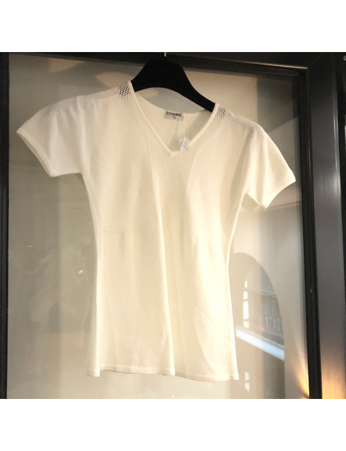 Haut CHANEL blanc