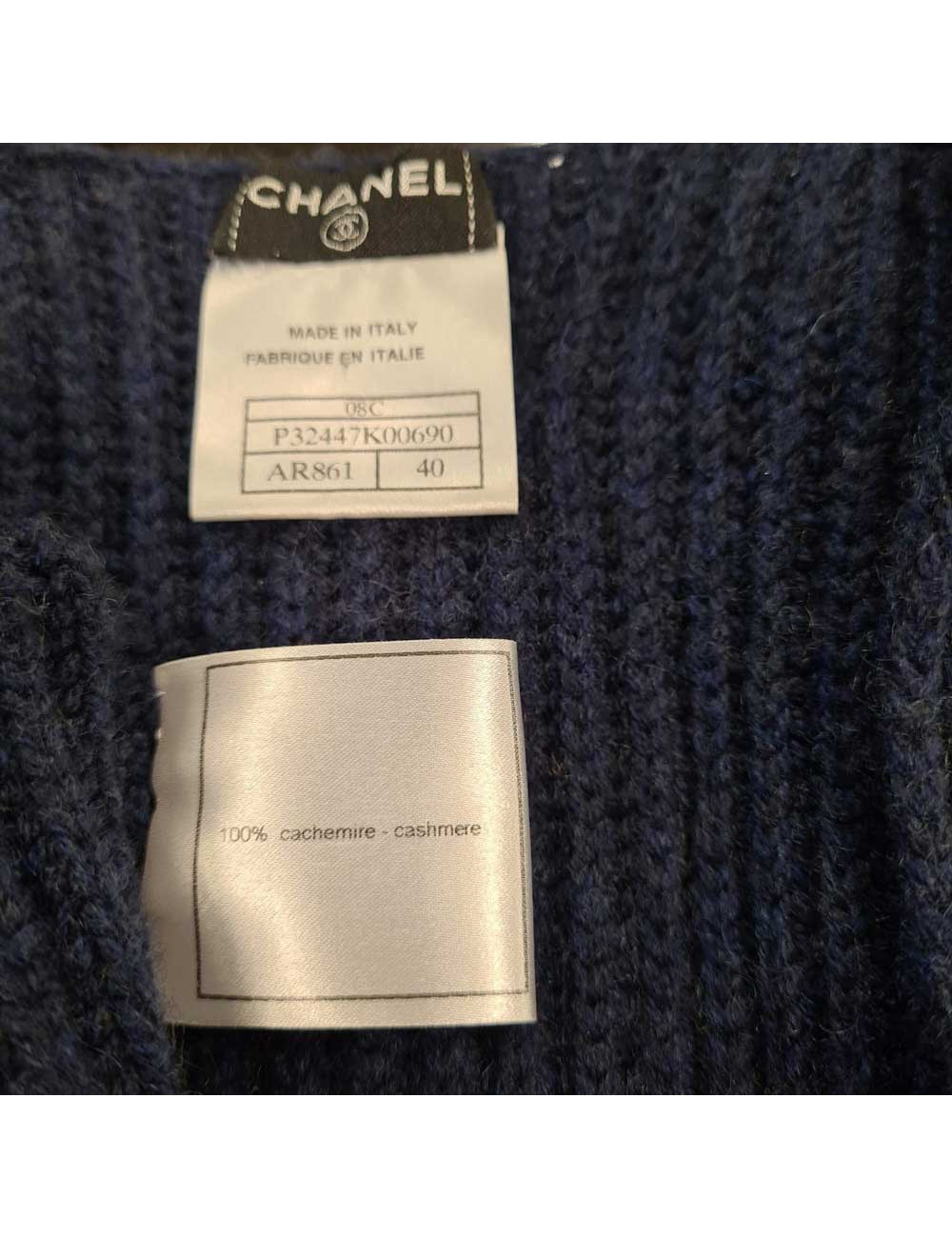 CHANEL cashmere sweater dress size 40FR