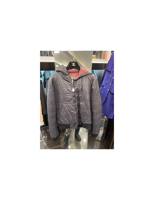 Ceinture CHANEL chaîne dorée entrelacée de cuir noir