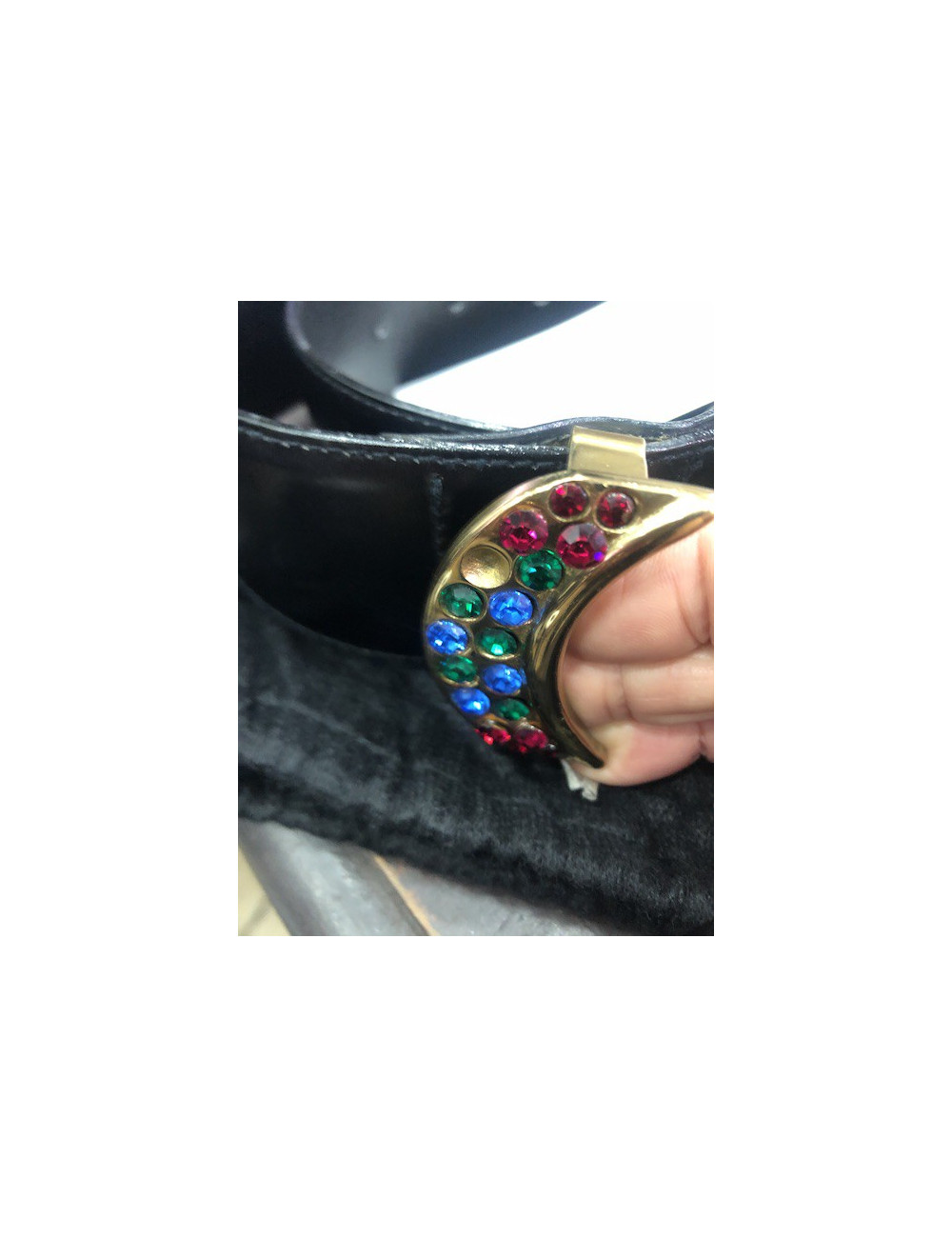 Ceinture GIANNI VERSACE pierres 