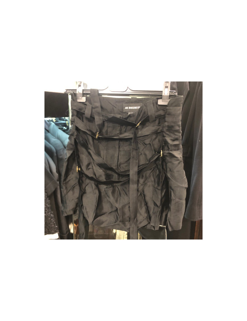 Jupe ANN DEMEULEMEESTER noire T38