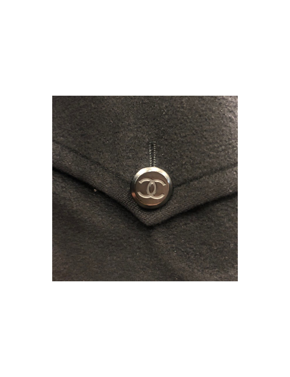 Manteau CHANEL cachemire noir