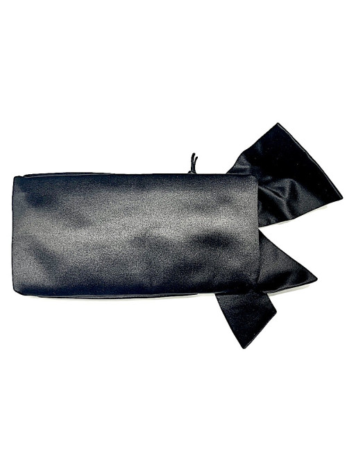 Pochette VALENTINO soie noire