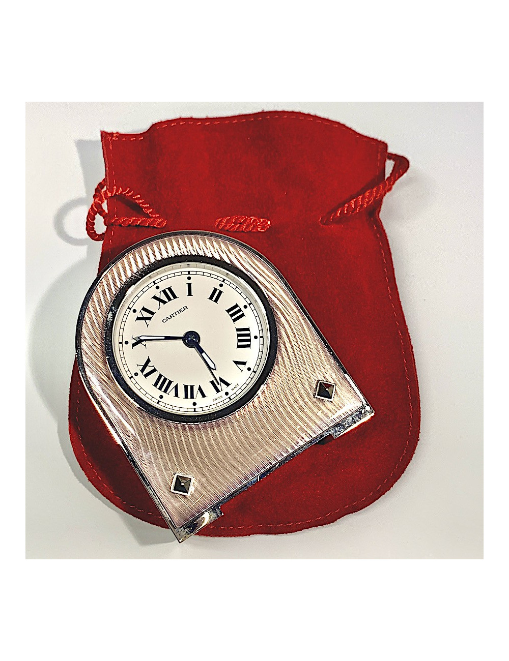 Pendulette CARTIER de voyage Vintage