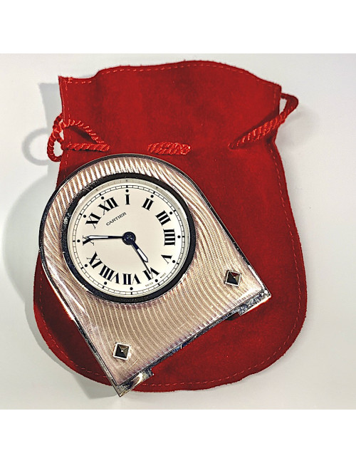 Pendulette CARTIER de voyage Vintage