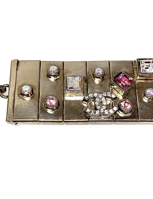 Bracelet CHANEL articulé avec strass