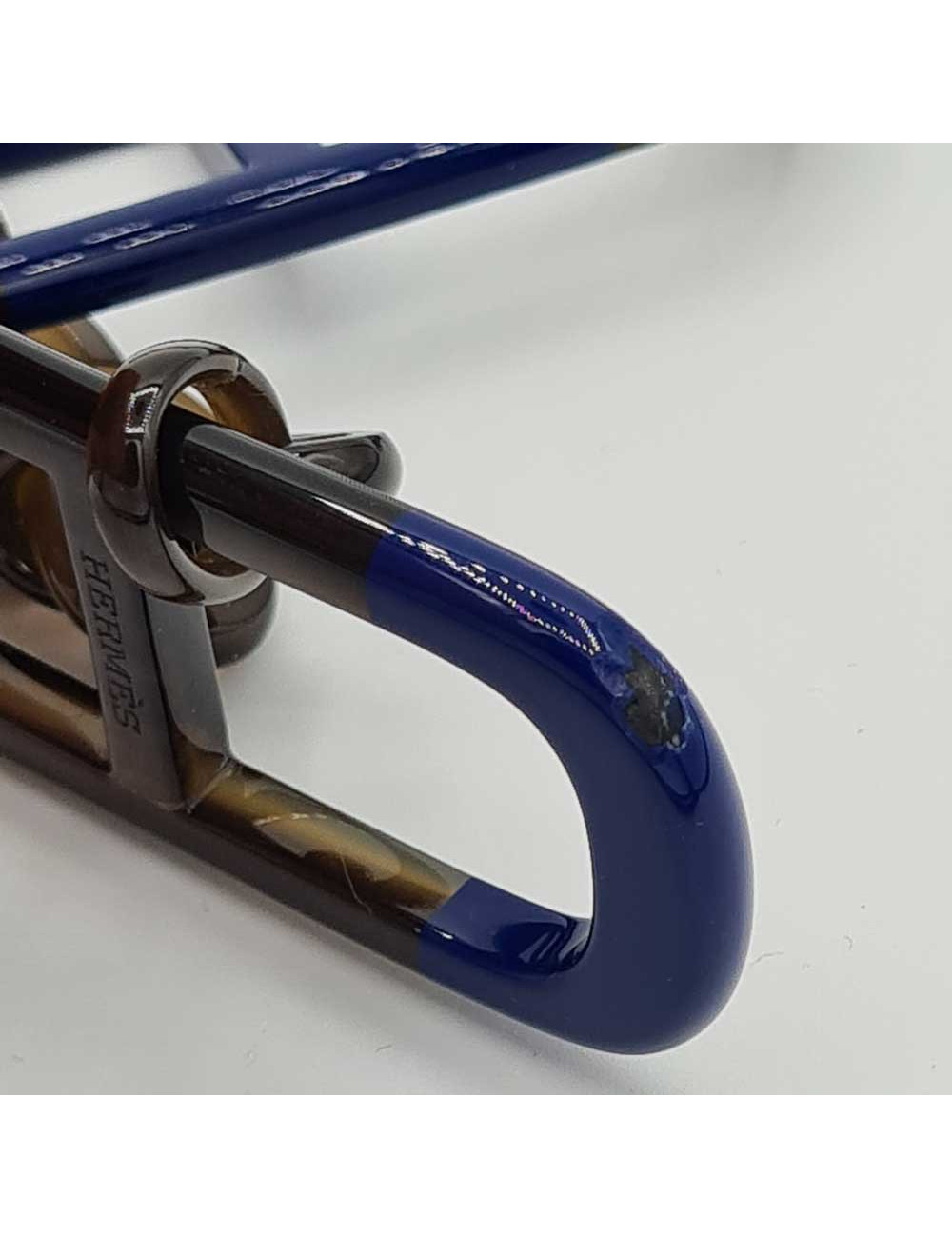 Collier HERMES chaîne d'ancre laque 