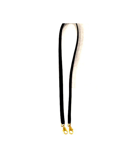 Bandoulière HERMES en box noir