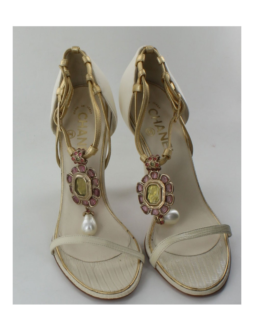 sandales CHANEL couture BIJOUX