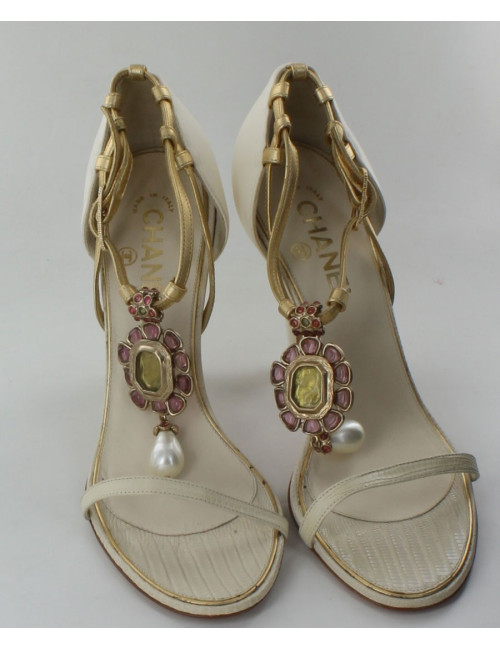 sandales CHANEL couture BIJOUX