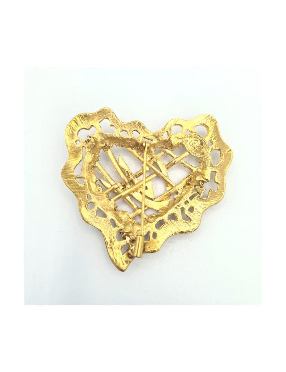 Broche coeur CHRISTIAN LACROIX  MM
