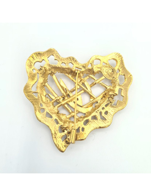 Broche coeur CHRISTIAN LACROIX  MM