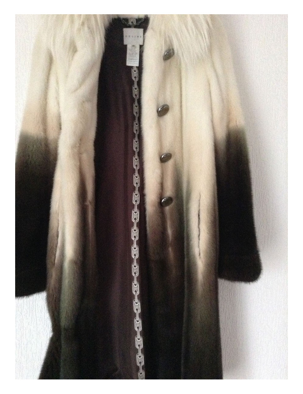 Manteau CELINE  vison 