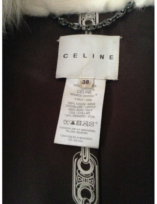 Manteau CELINE  vison 
